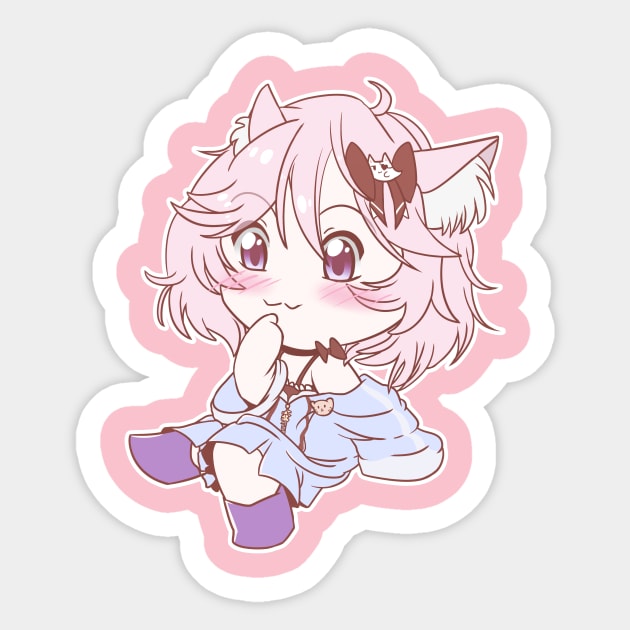 Nyanners Chibi Cute Sticker by kelsmister